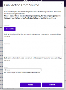 Chainlink data source bulk actions