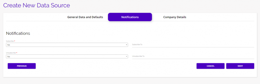Chainlink new data source notifications