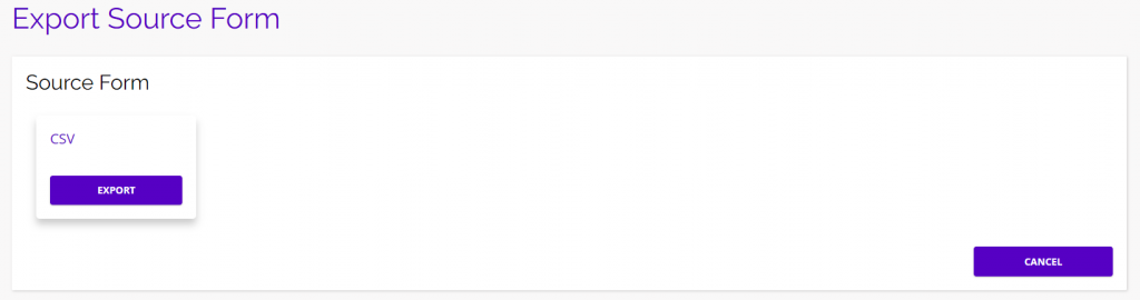 chainlink marketing platform export source form