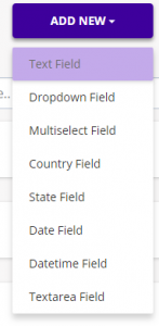 Chainlink add new field categories