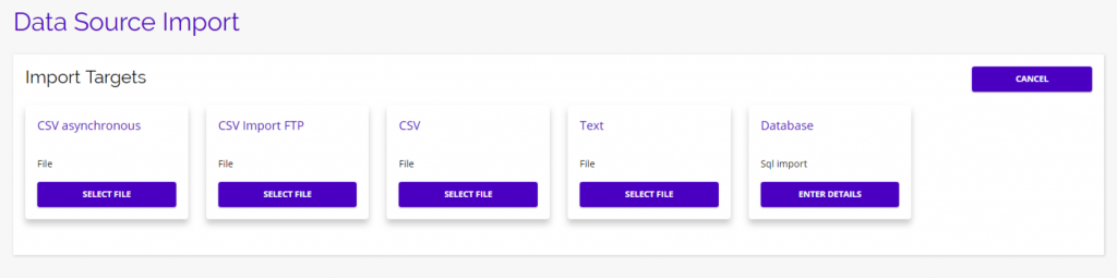 Chainlink import targets