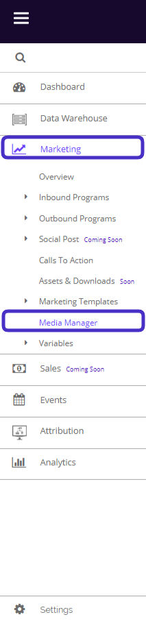Chainlink navigate media manager