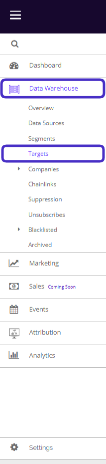 Chainlink navigate targets