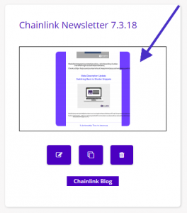 Chainlink preview email template