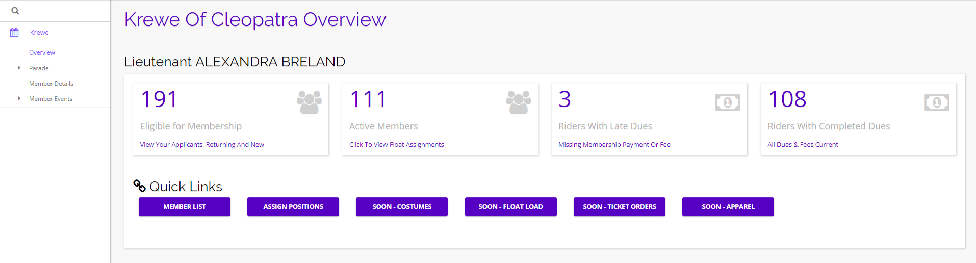 Chainlink marketing platform krewe