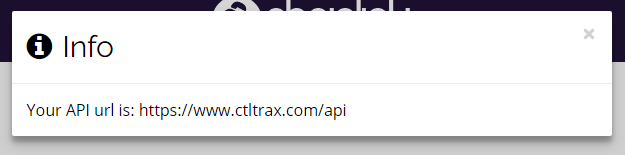 Chainlink view your API URL