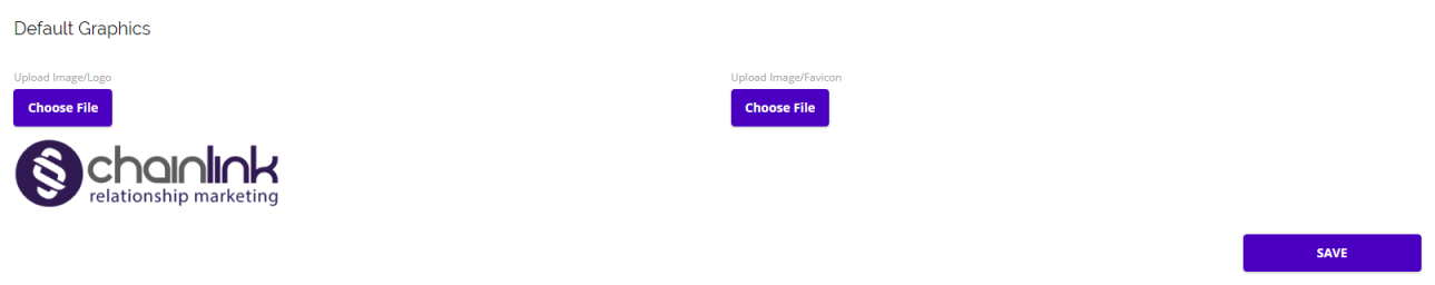 Chainlink marketing platform default graphics