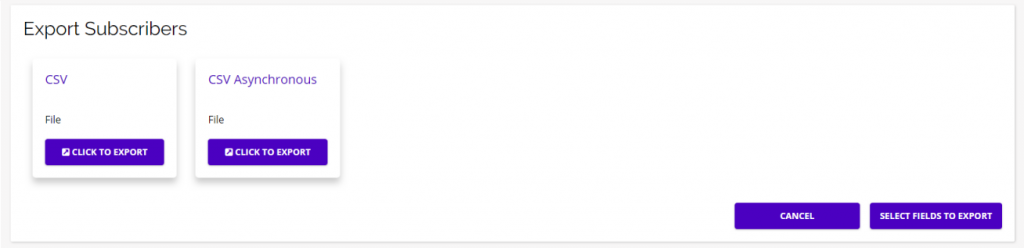 Chainlink Marketing Platform export targets from segment