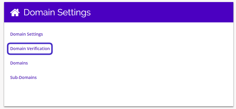 Chainlink navigate domain verification