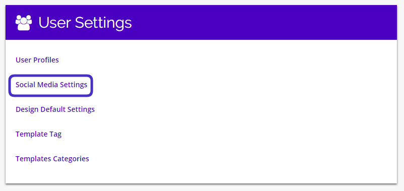 Chainlink navigate social media settings