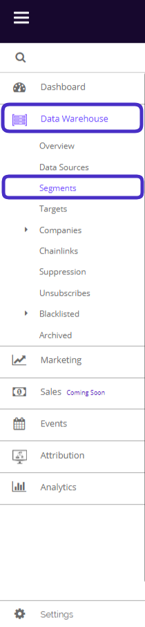 Chainlink navigate segments