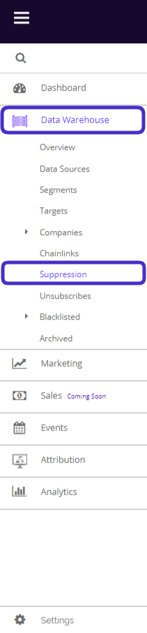 Chainlink navigate user suppression