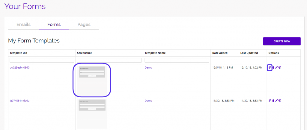 chainlink marketing platform your forms