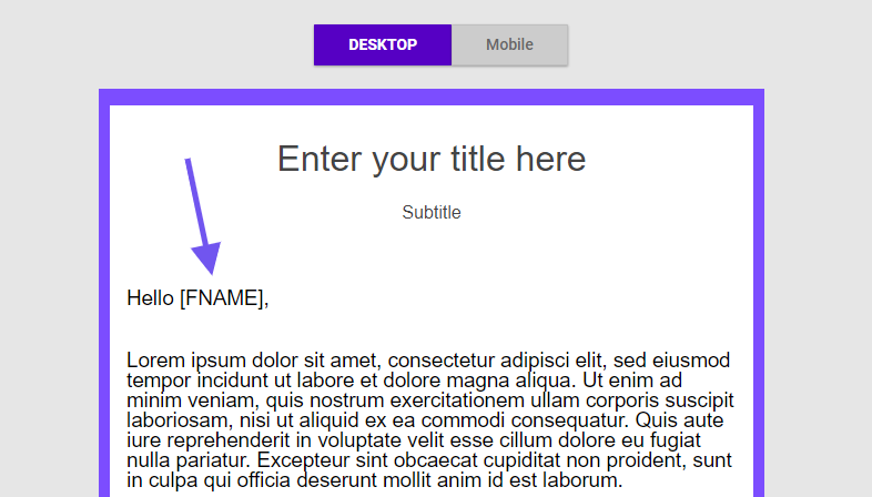 chainlink marketing platform variables